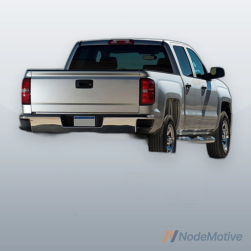 Chrome Rear Step Bumper Face Bar for 2019-2024 Chevy Silverado GMC Sierra
