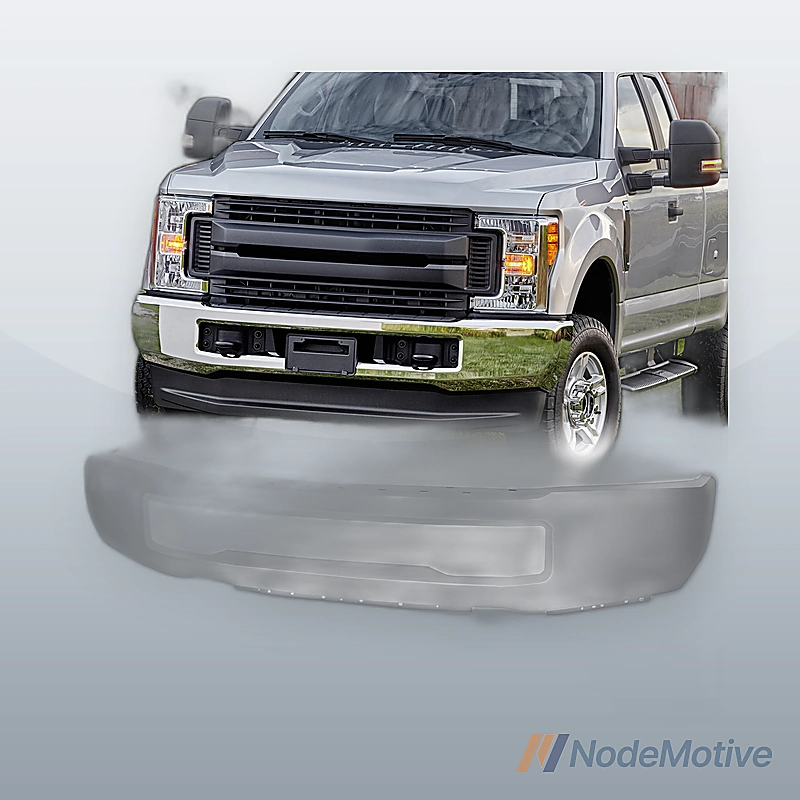 Chrome Steel Front Bumper Face Bar for 2017-2019 Ford F-250 F-350 Super Duty