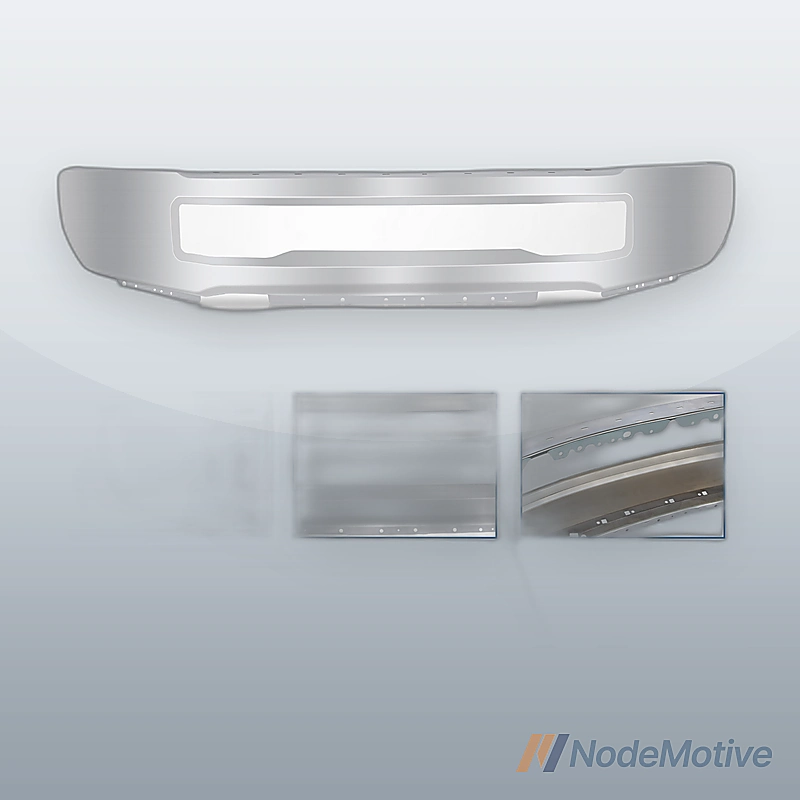 Chrome Steel Front Bumper Face Bar for 2017-2019 Ford F-250 F-350 Super Duty