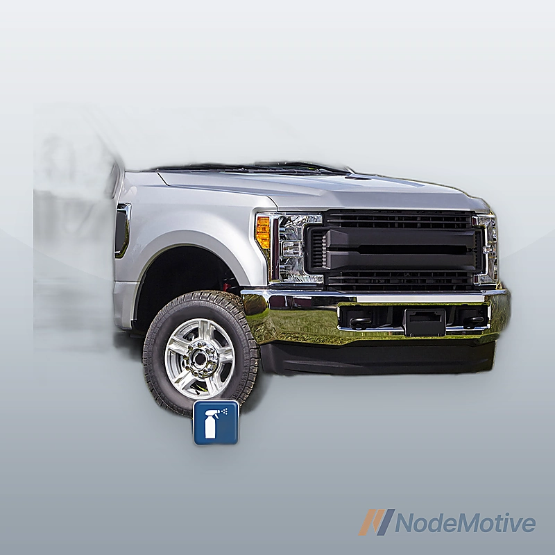 Chrome Steel Front Bumper Face Bar for 2017-2019 Ford F-250 F-350 Super Duty