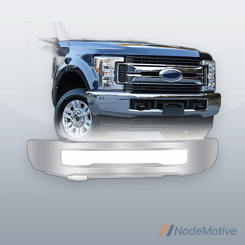 Chrome Steel Front Bumper Face Bar for 2017-2019 Ford F-250 F-350 Super Duty