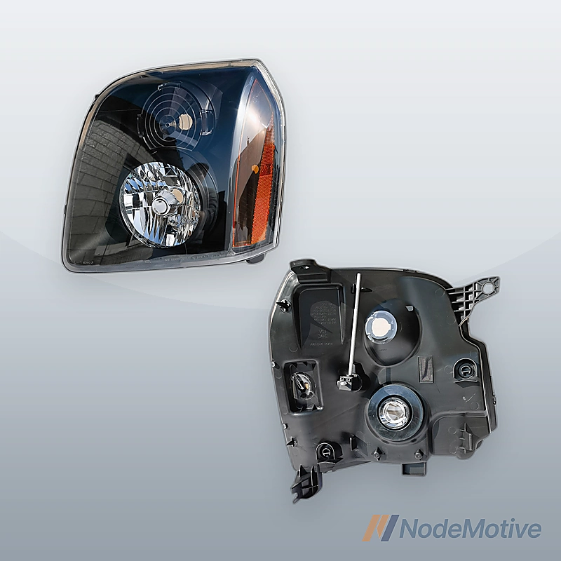 Headlight for 2007-2014 GMC Yukon XL 1500 XL 2500,Clear Lens, 1 Pair Headlamps