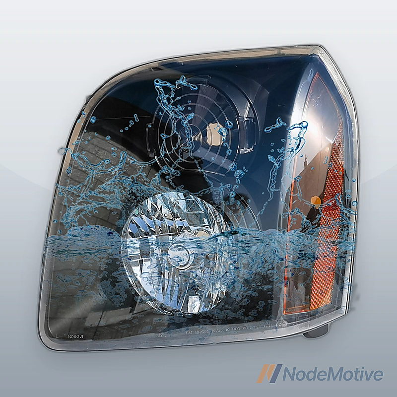 Headlight for 2007-2014 GMC Yukon XL 1500 XL 2500,Clear Lens, 1 Pair Headlamps