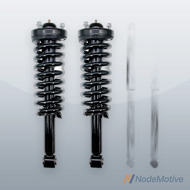 Front for Struts w Springs & Rear shocks for 2009-2013 Ford F-150 4WD