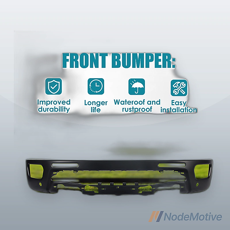 Paintable Steel Front Bumper For 2019-2023 Ford Ranger With Sensor Holes