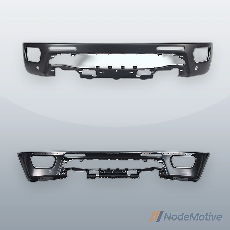 Paintable Steel Front Bumper For 2019-2023 Ford Ranger With Sensor Holes