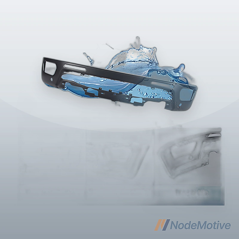 Paintable Steel Front Bumper For 2019-2023 Ford Ranger With Sensor Holes