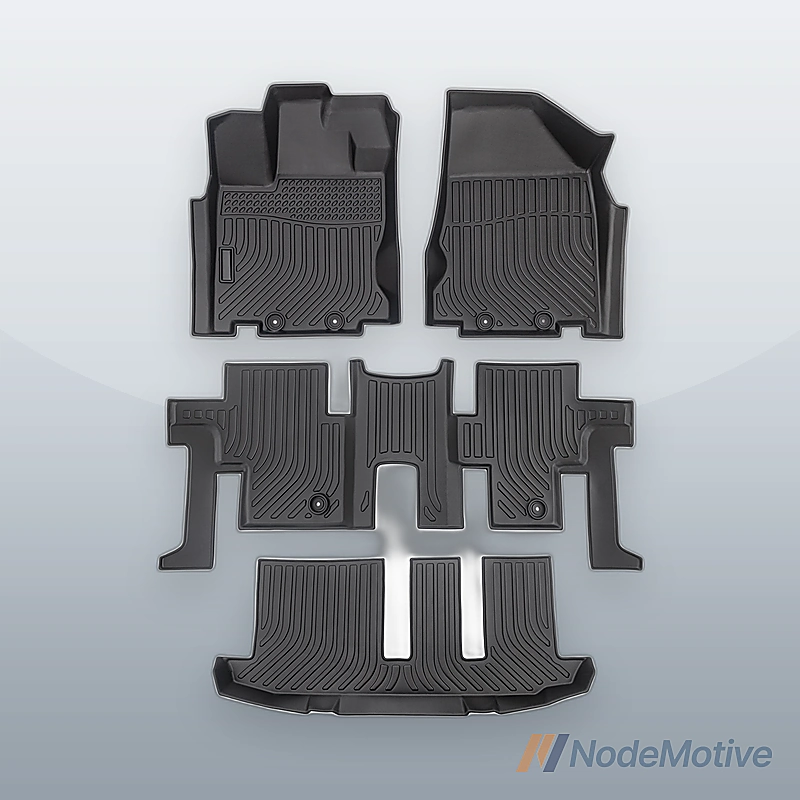 Floor Mats Liner For 2014-2020 Nissan Pathfinder Infiniti QX60 TPE All Weather