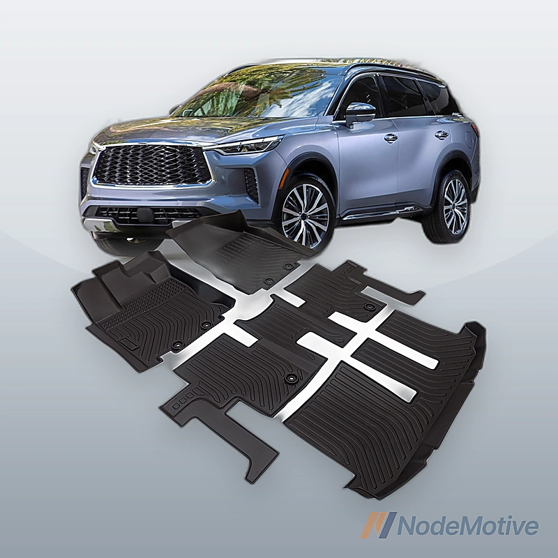 Floor Mats Liner For 2014-2020 Nissan Pathfinder Infiniti QX60 TPE All Weather