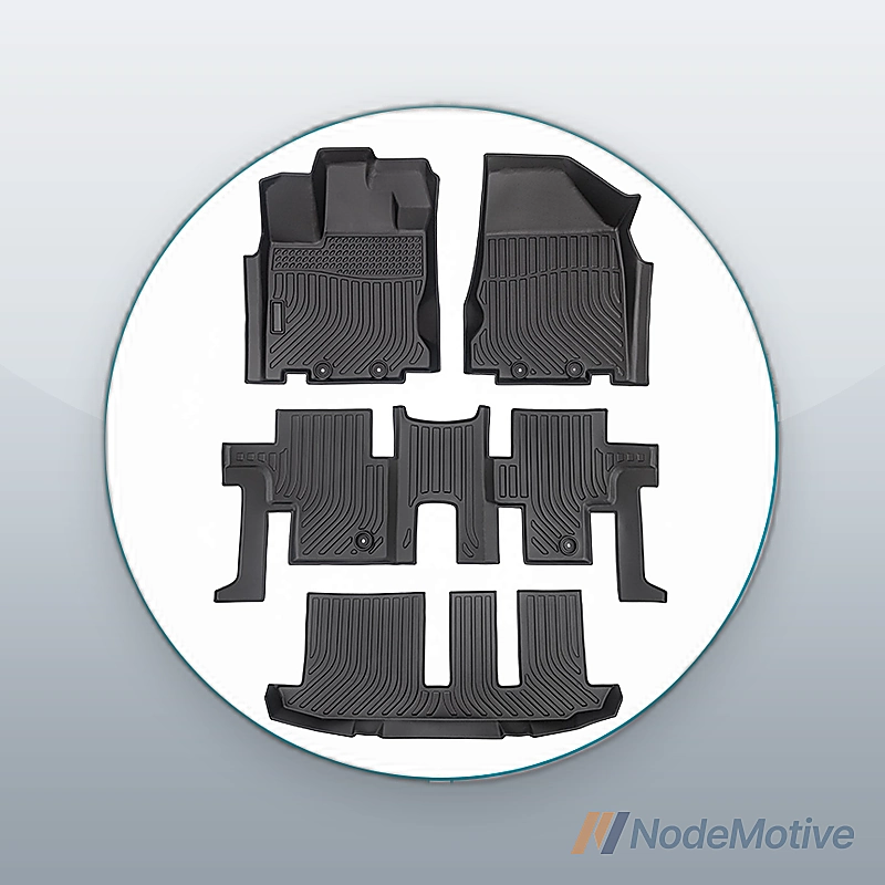 Floor Mats Liner For 2014-2020 Nissan Pathfinder Infiniti QX60 TPE All Weather
