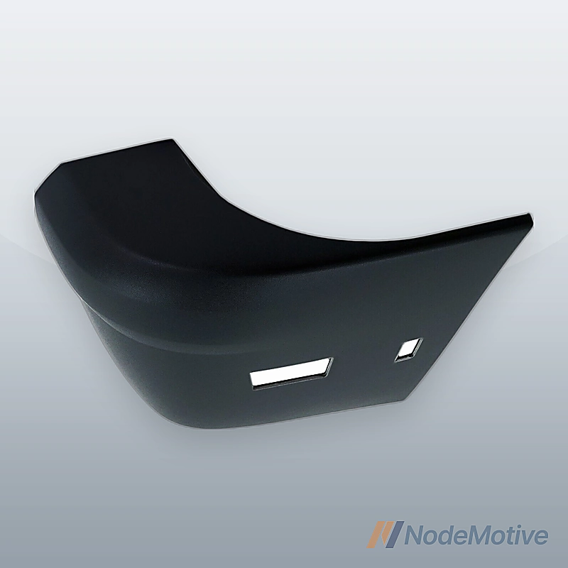 New Bumper Face Bar End Extension Rear Passenger Right Side RH Hand