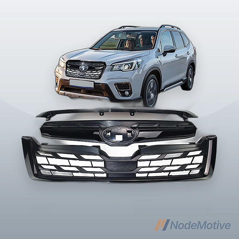 Front Grill for 2014-2018 Subaru Forester Gloss Balck