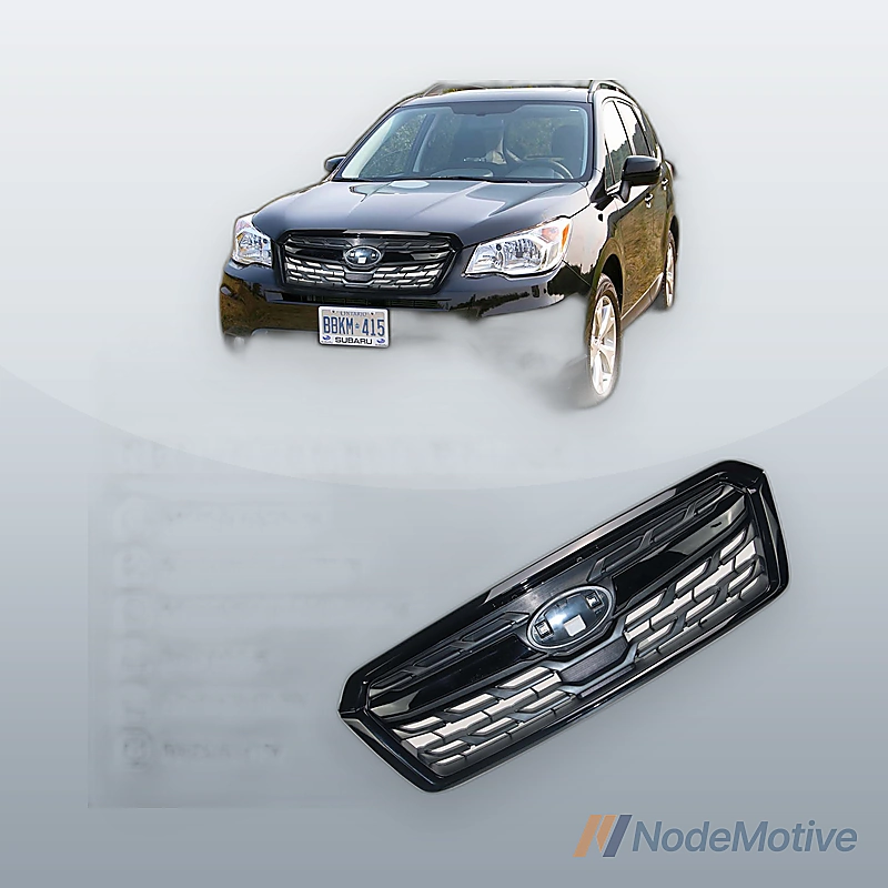 Front Grill for 2014-2018 Subaru Forester Gloss Balck