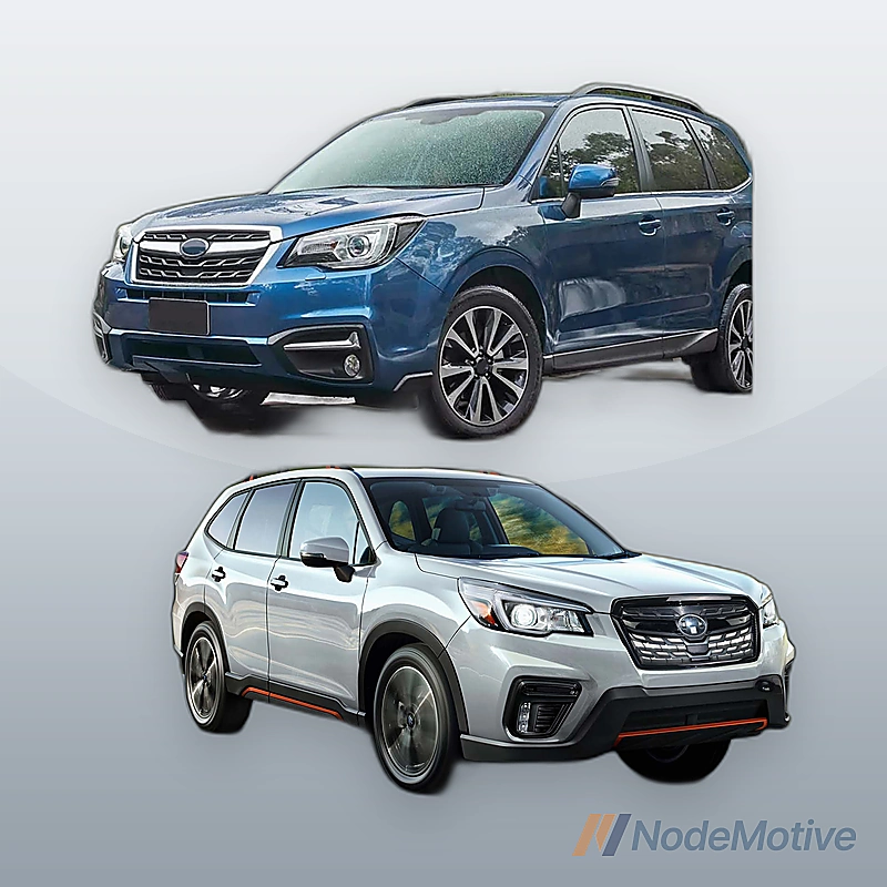 Front Grill for 2014-2018 Subaru Forester Gloss Balck