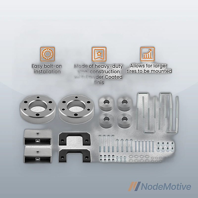3\" Front + 2\" Rear Lift Kit w/Diff Drop Spacers for Chevy Silverado/GMC Sierra