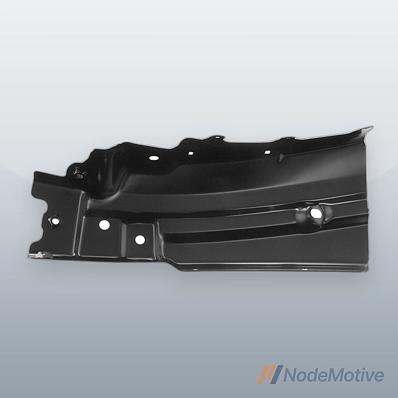 Bumper End Cap For 2007-2013 Chevrolet Silverado 1500 Front Right Painted Black