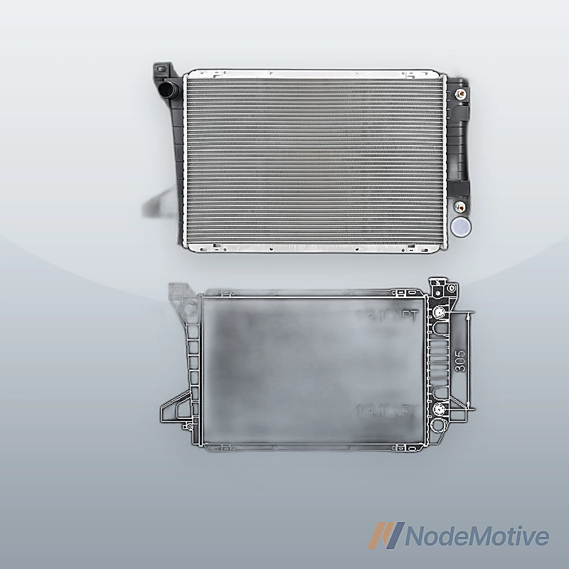 Car Aluminium Radiator for 1985-1995 Ford F150 F250 F350 Bronco, 1452