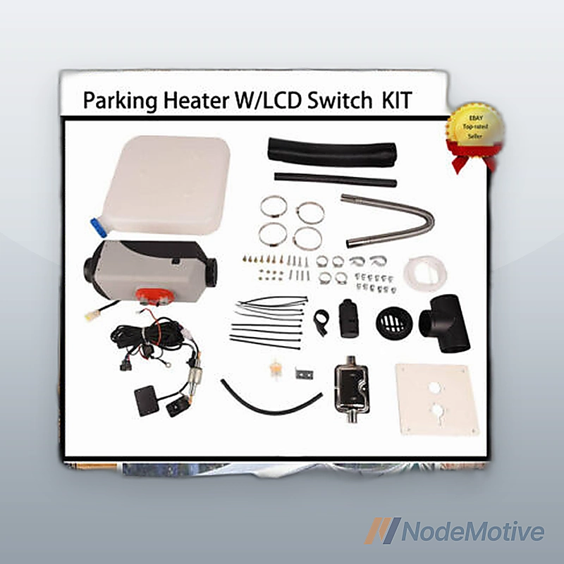 New 5KW 12V Upgrade Diesel Air Heater Kit LCD Thermostat For Truck Boat Car Bus