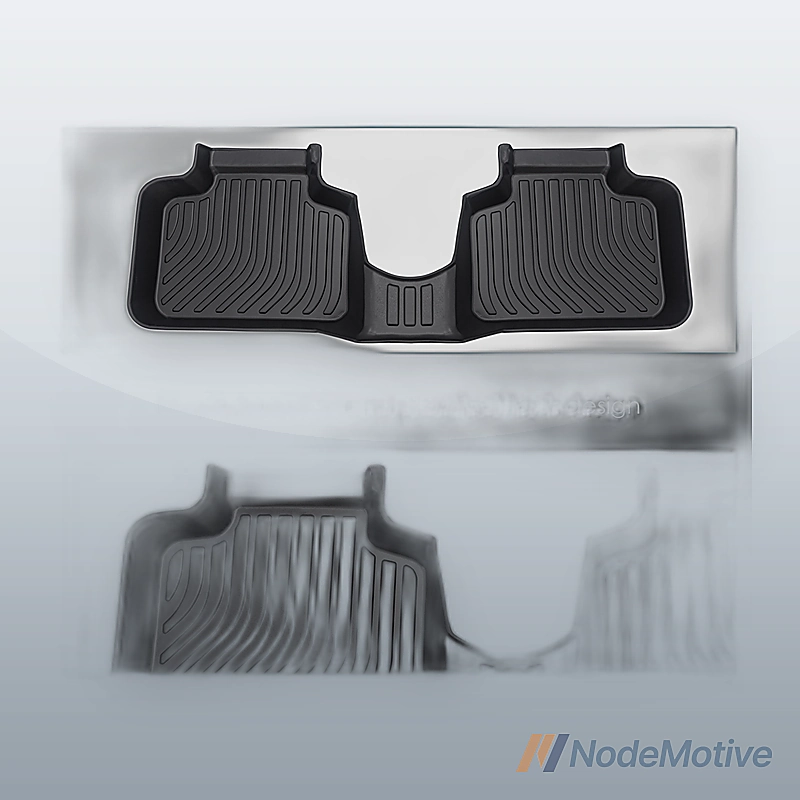 Car Floor Mats for 2017-2022 MINI Countryman Black All-Weather TPE Rubber