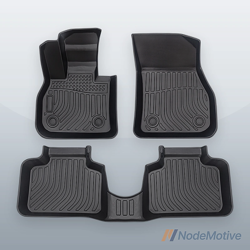 Car Floor Mats for 2017-2022 MINI Countryman Black All-Weather TPE Rubber