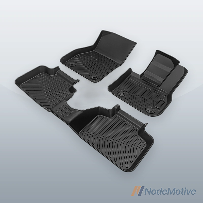 Car Floor Mats for 2017-2022 MINI Countryman Black All-Weather TPE Rubber