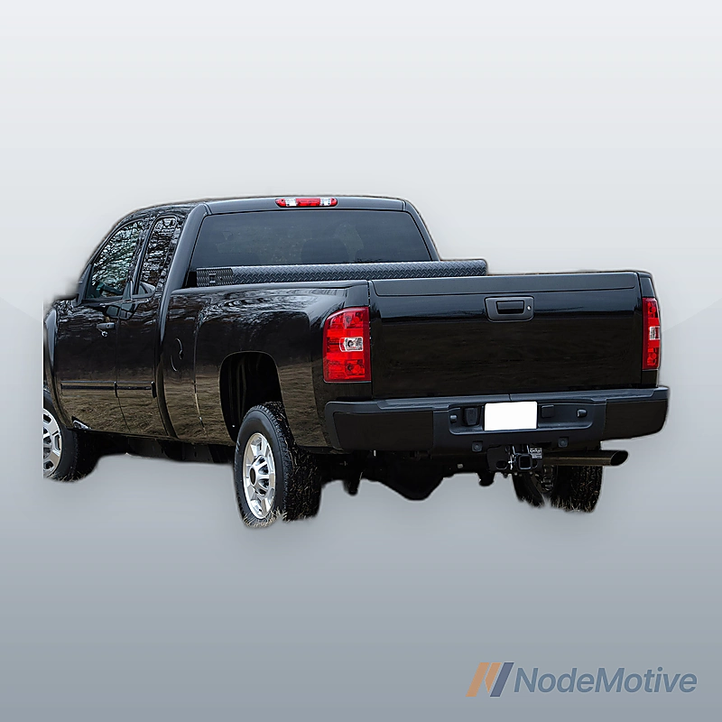 Black Rear Step Bumper Assembly for 2007-2013 Silverado 1500