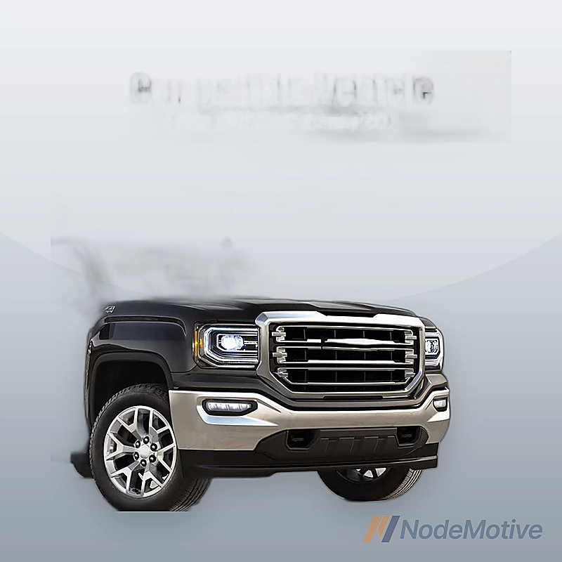Chrome - Steel Front Bumper Face Bar for 2016-2018 GMC Sierra 1500 Pickup
