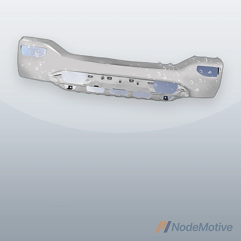 Chrome - Steel Front Bumper Face Bar for 2016-2018 GMC Sierra 1500 Pickup