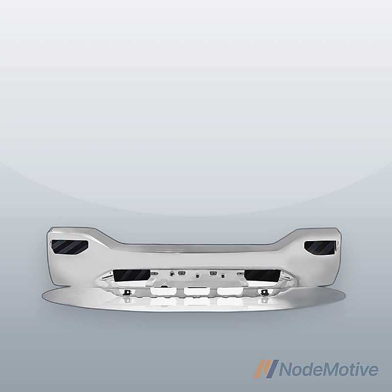 Chrome - Steel Front Bumper Face Bar for 2016-2018 GMC Sierra 1500 Pickup