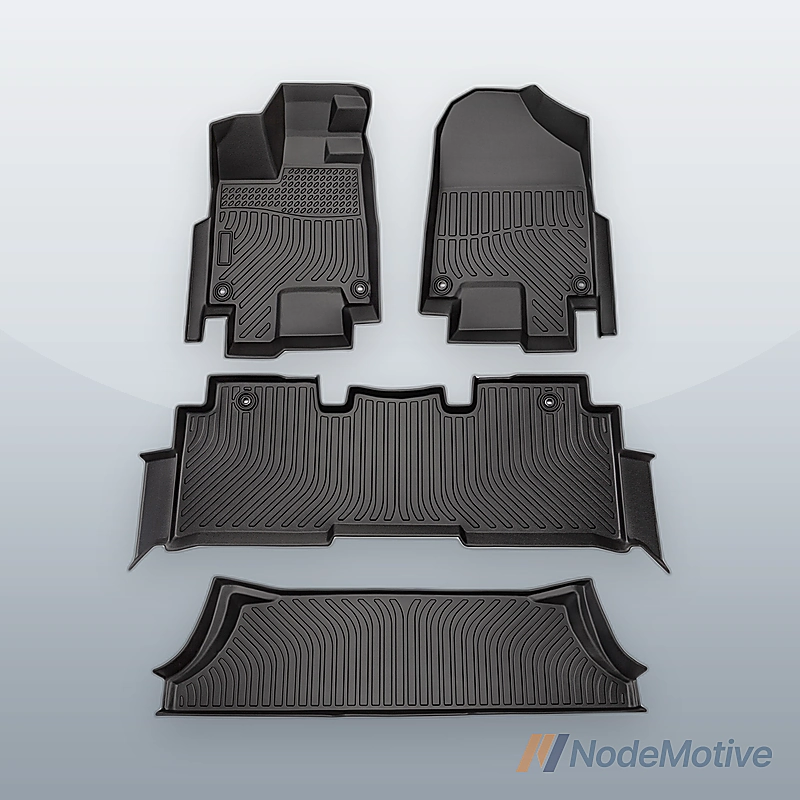 Car Floor Mats for 18-23 Honda Odyssey,All-Weather TPE Rubber Floor Mats Black