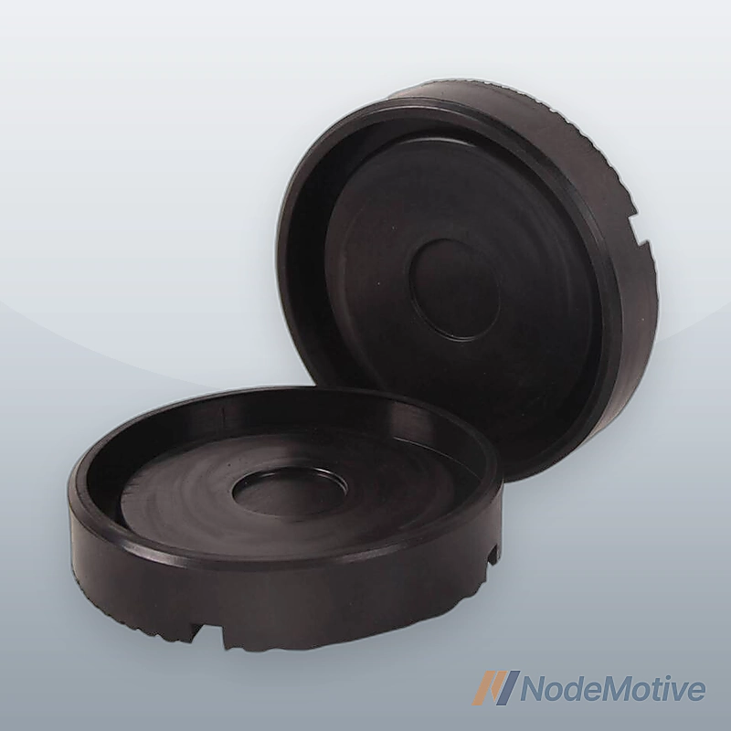 2PCS Universal Floor Jack Rubber Pad Adapter Pinch Car Truck Cross Frame Rail