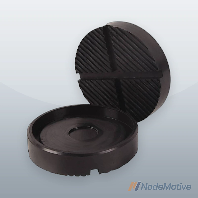 2PCS Universal Floor Jack Rubber Pad Adapter Pinch Car Truck Cross Frame Rail
