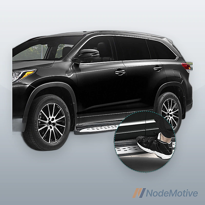 Fits 2014-2019 2017 2018 Toyota Highlander Nerf Bars Side Steps Running Boards
