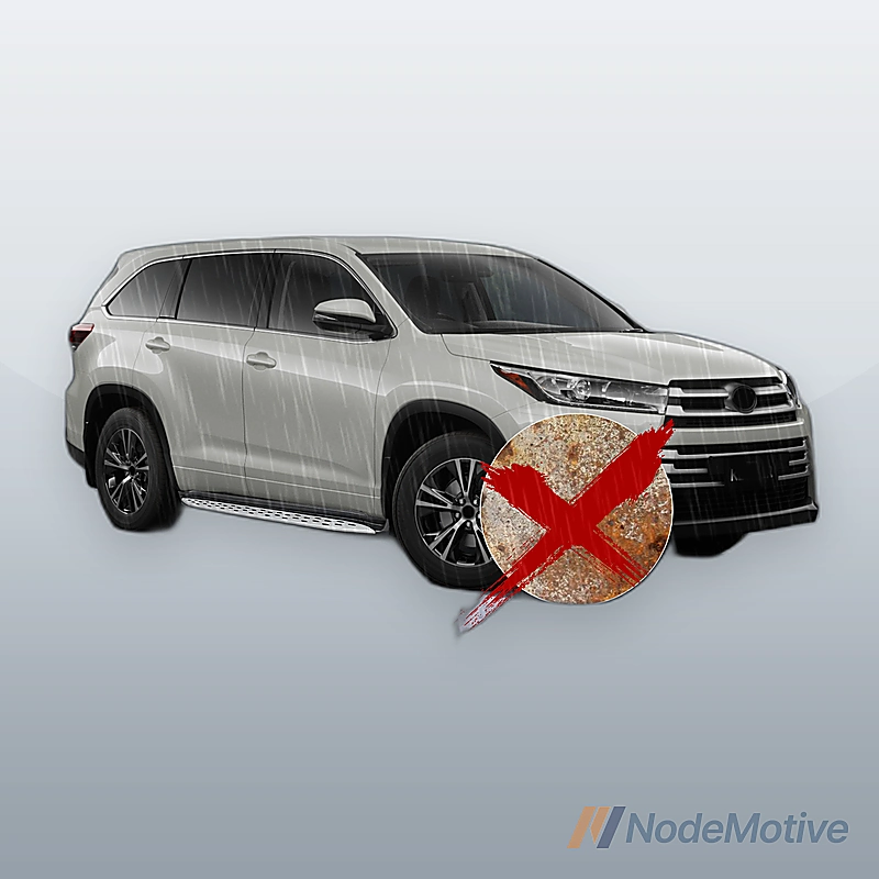 Fits 2014-2019 2017 2018 Toyota Highlander Nerf Bars Side Steps Running Boards