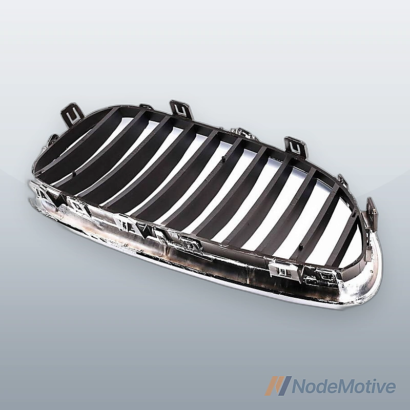 Bumper Hood Chrome Grill Grille Kidney Front L + R for BMW E60 E61