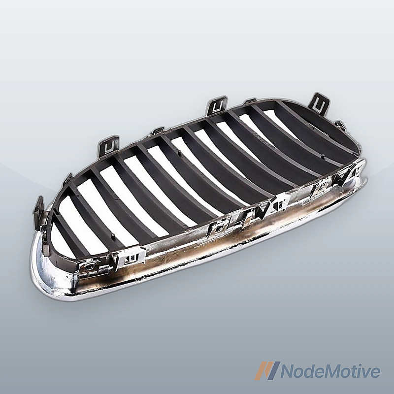 Bumper Hood Chrome Grill Grille Kidney Front L + R for BMW E60 E61