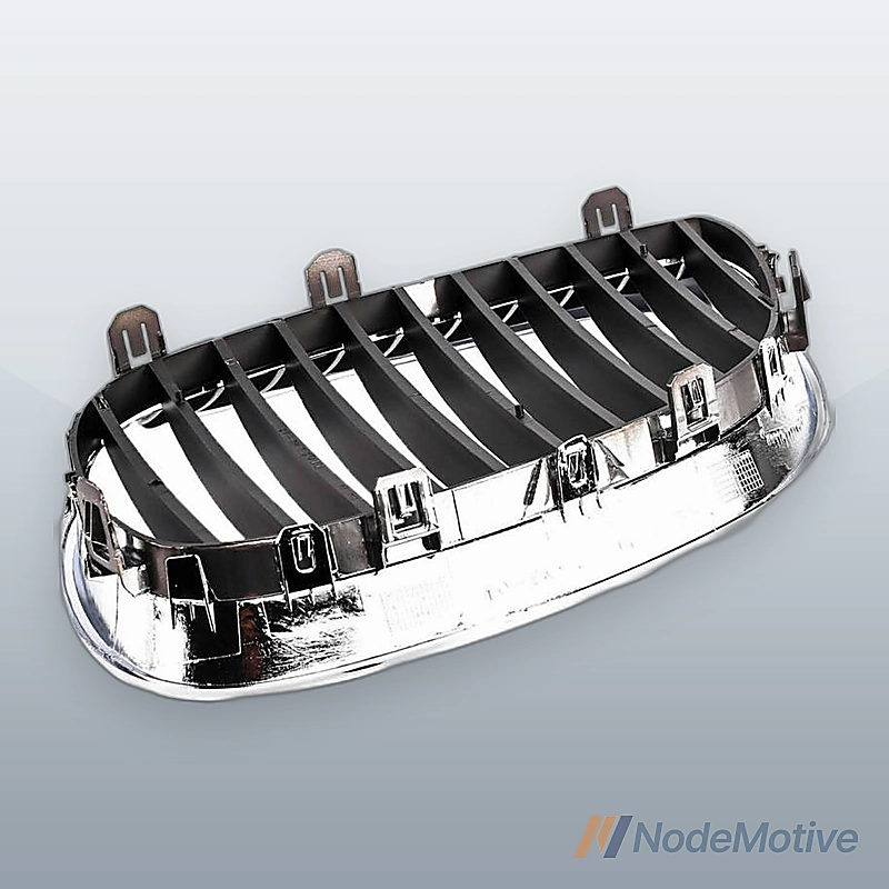 Bumper Hood Chrome Grill Grille Kidney Front L + R for BMW E60 E61