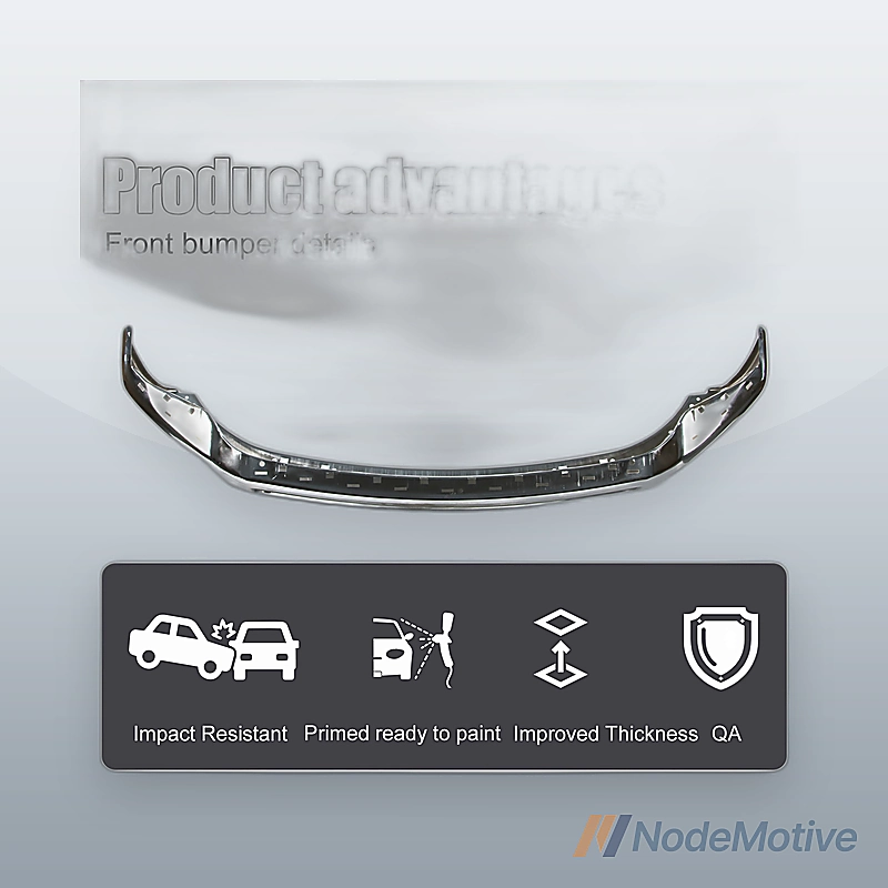Chrome Steel Front Bumper for 2011-2016 F-250 F-350 Super Duty Truck