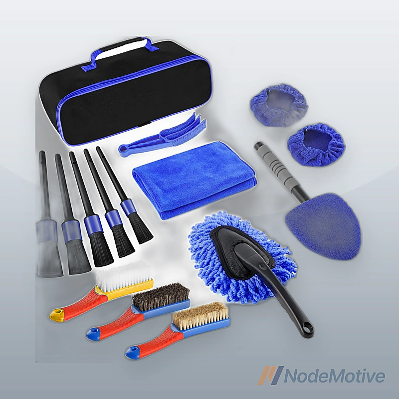 17Pcs Car Detailing Brush Set Drill not include