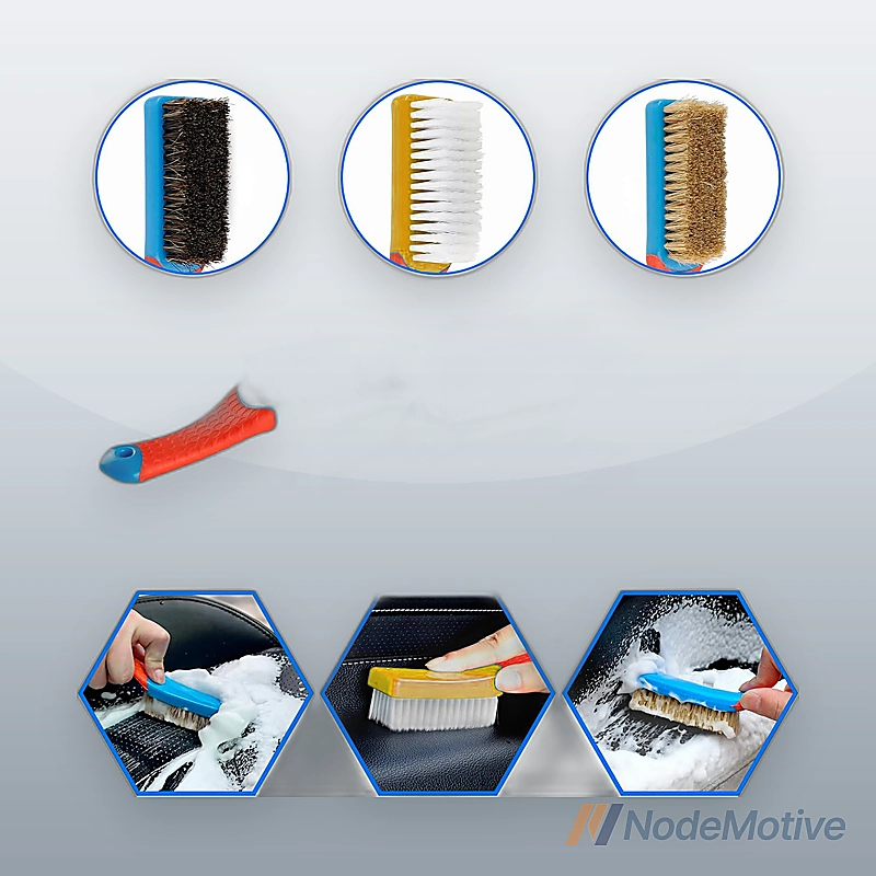 17Pcs Car Detailing Brush Set Drill not include