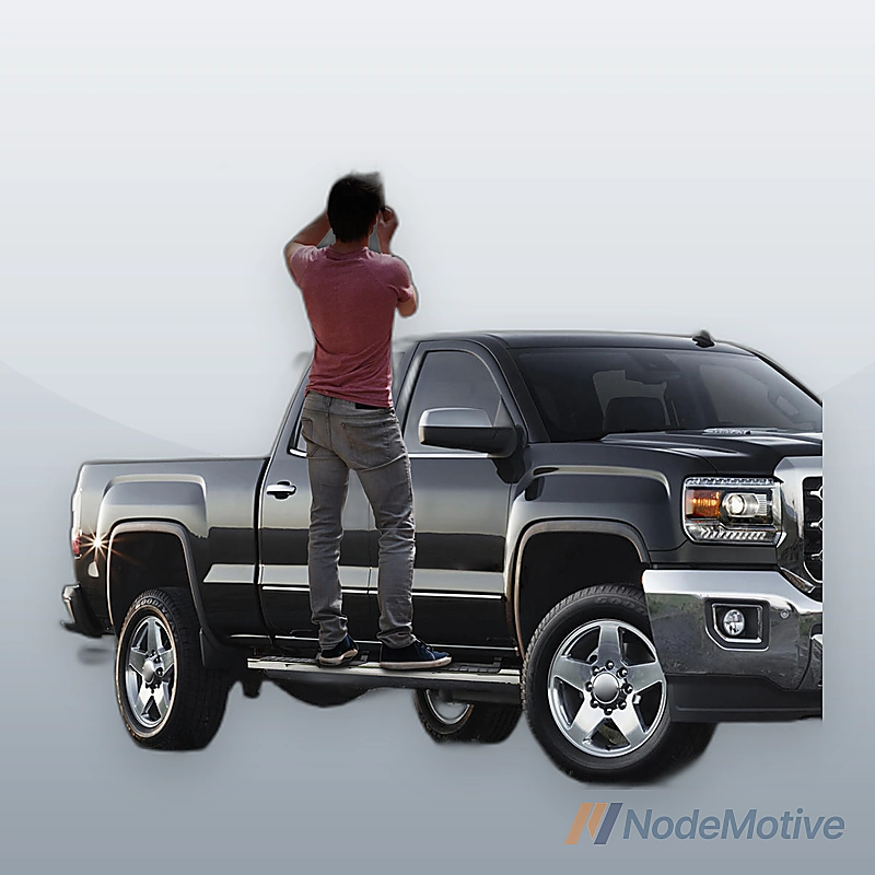 For 09-23 Dodge Ram 1500 Quad Cab 6\' Side Step Bars Black Running Boards