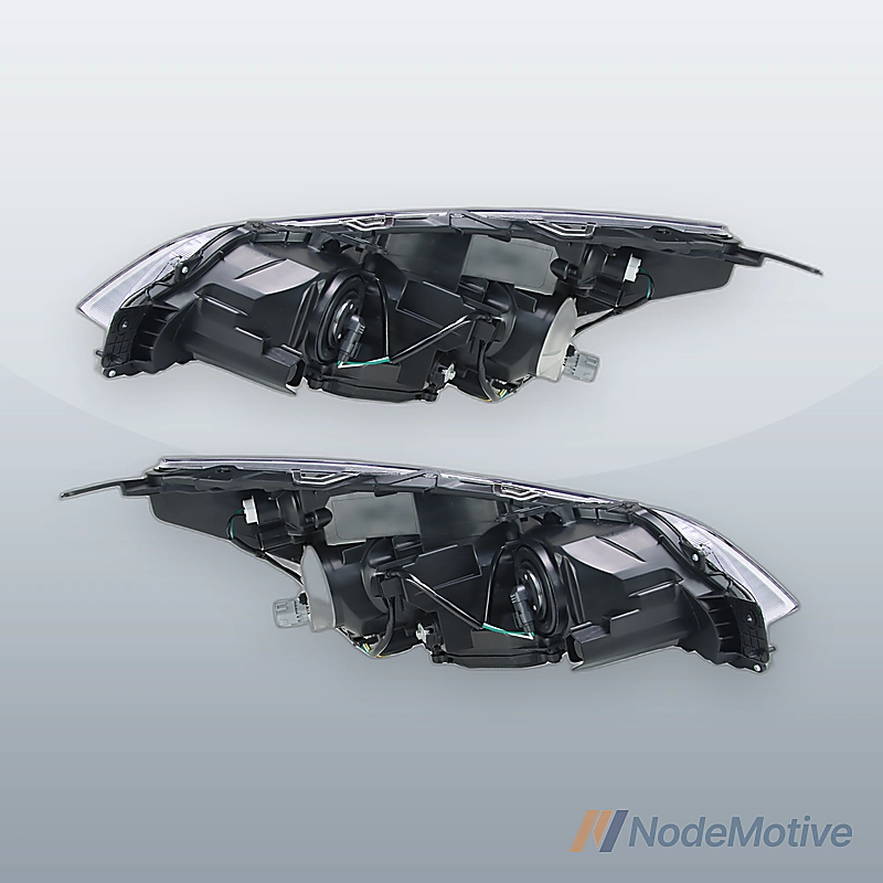 1*Pair Left Right Car Headlight Assembly for 10-14 Subaru Legacy Black Housing