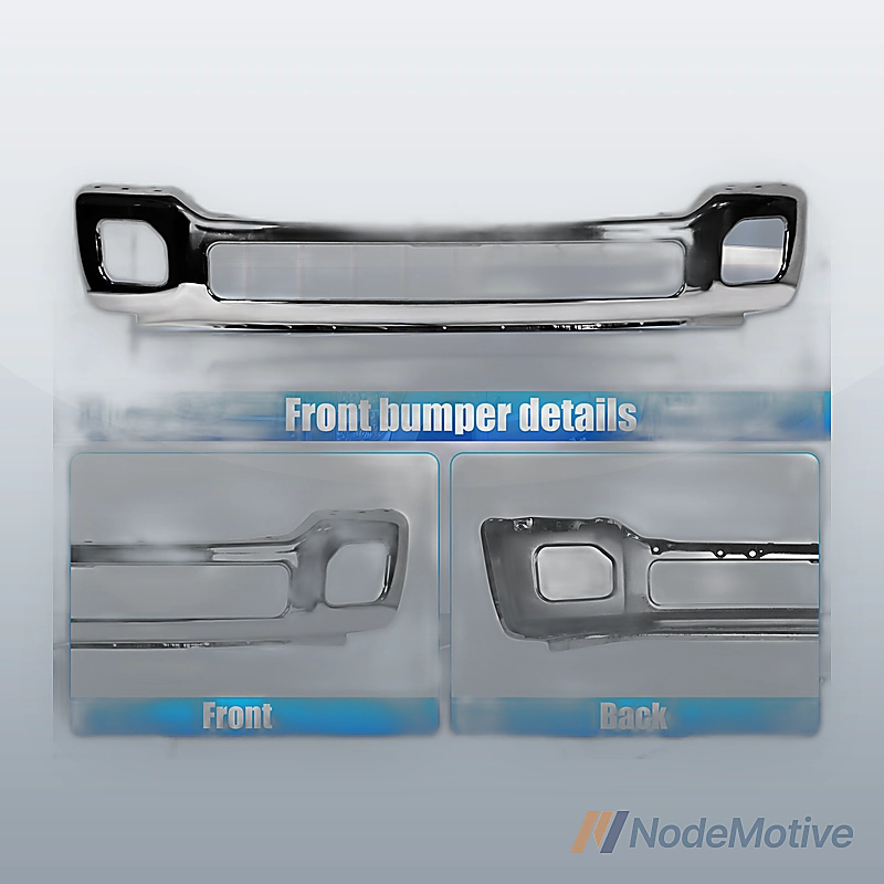 Chrome Steel Front Bumper for 2011-2016 F-250 F-350 Super Duty Truck 11-16