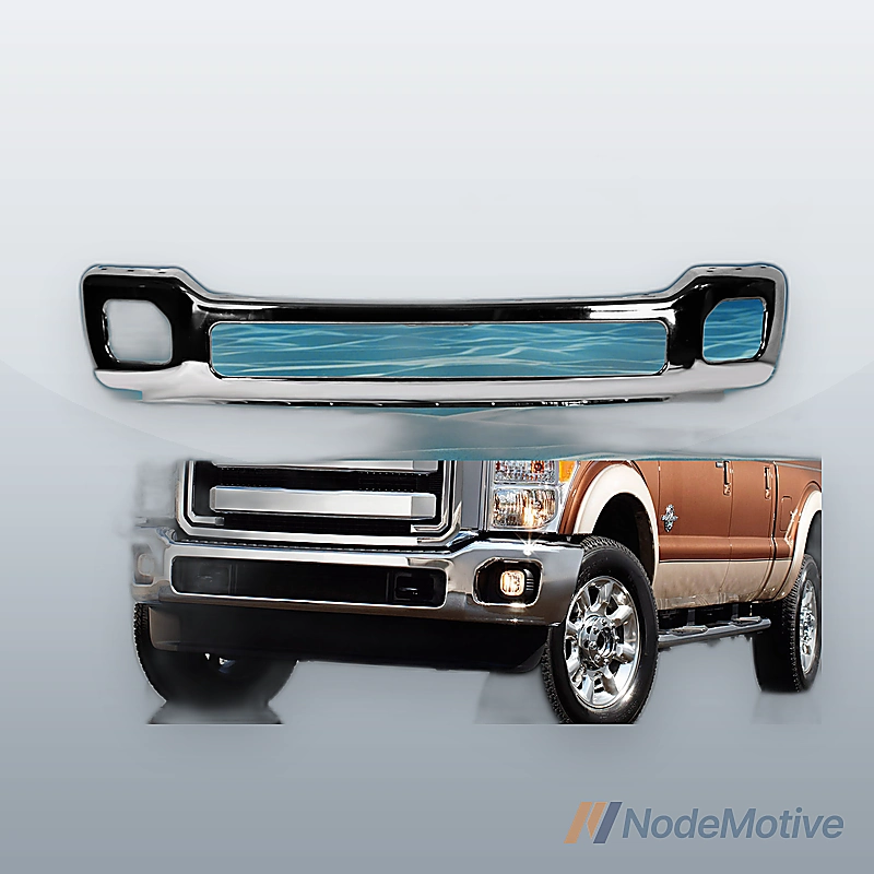 Chrome Steel Front Bumper for 2011-2016 F-250 F-350 Super Duty Truck 11-16