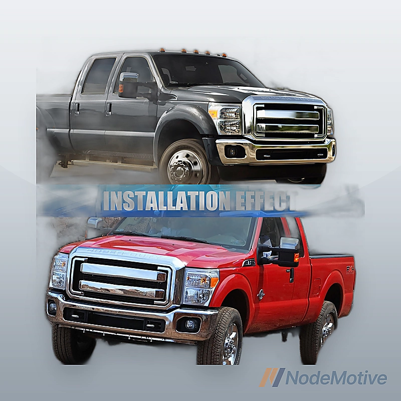 Chrome Steel Front Bumper for 2011-2016 F-250 F-350 Super Duty Truck 11-16
