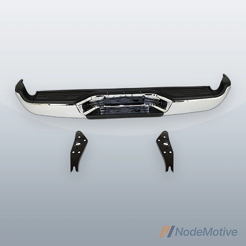 Step Bumper Assembly For 2005-2015 Toyota Tacoma With SR5 Package Chrome Steel