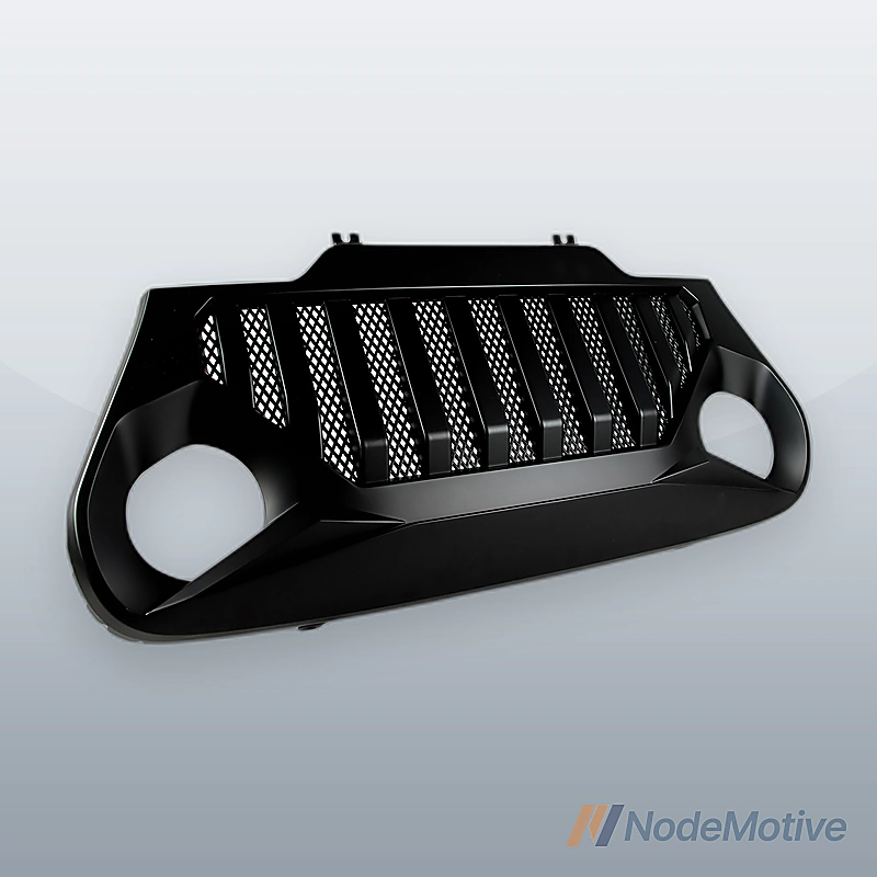 Car Front Grill for 97-06 Jeep TJ Wrangler Matte Black Grille