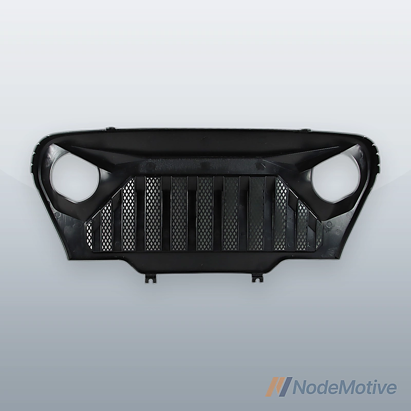 Car Front Grill for 97-06 Jeep TJ Wrangler Matte Black Grille