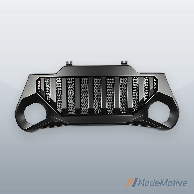 Car Front Grill for 97-06 Jeep TJ Wrangler Matte Black Grille