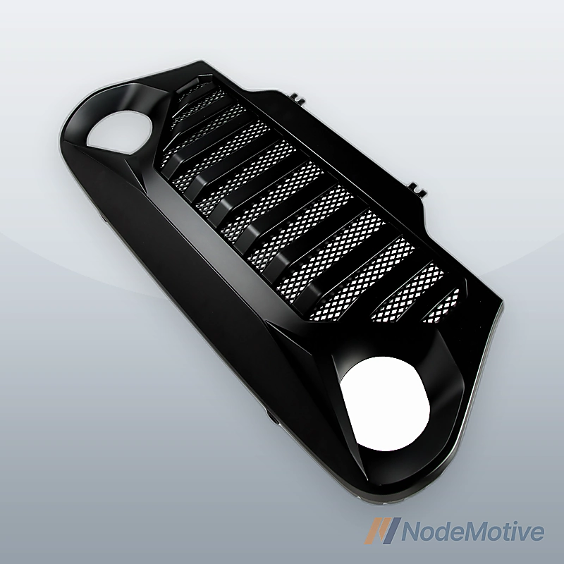 Car Front Grill for 97-06 Jeep TJ Wrangler Matte Black Grille